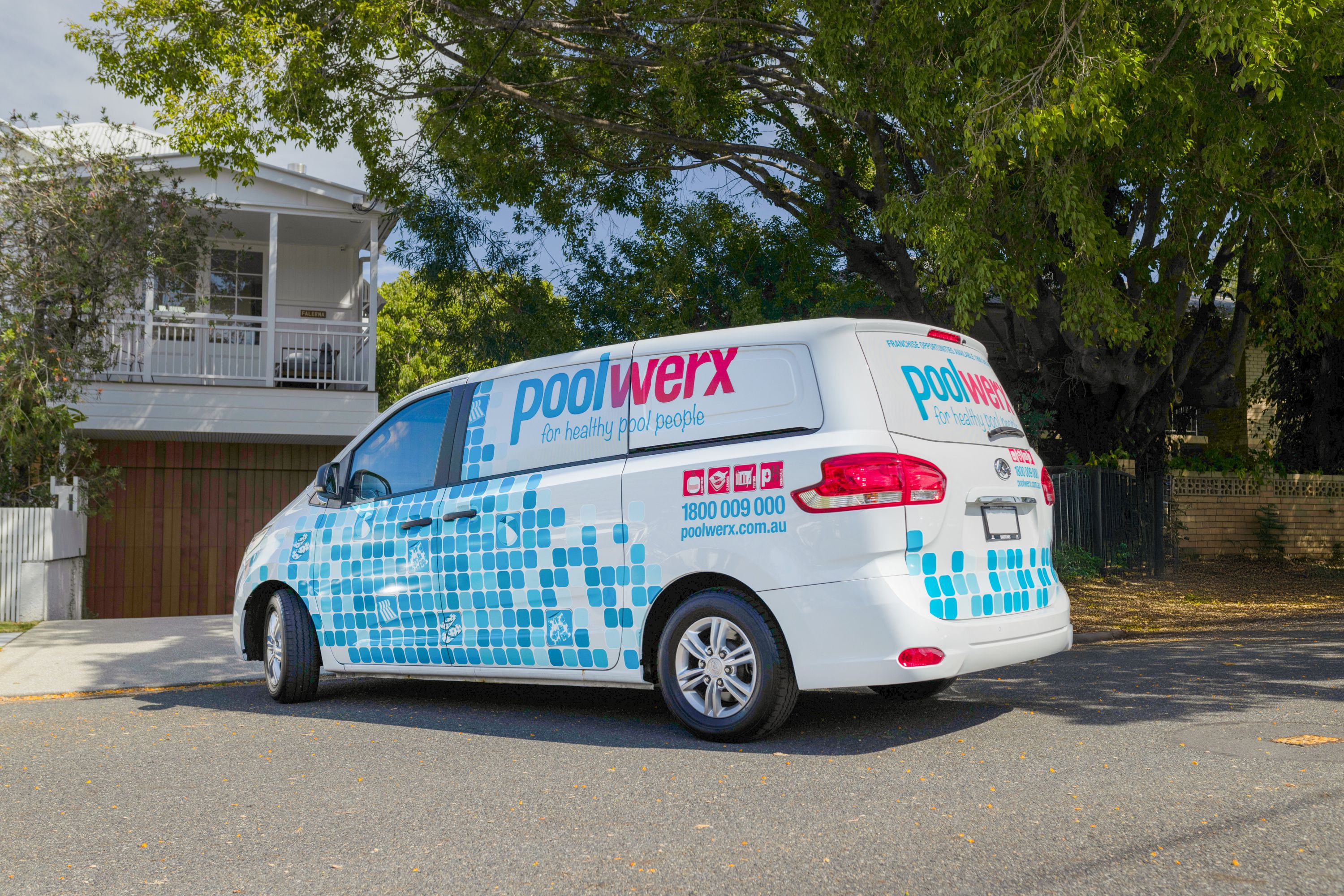 Pool Service Vehicles Poolwerx New Pool & Spa Maintenance Mobile-Van Franchises in Perth, WA ...