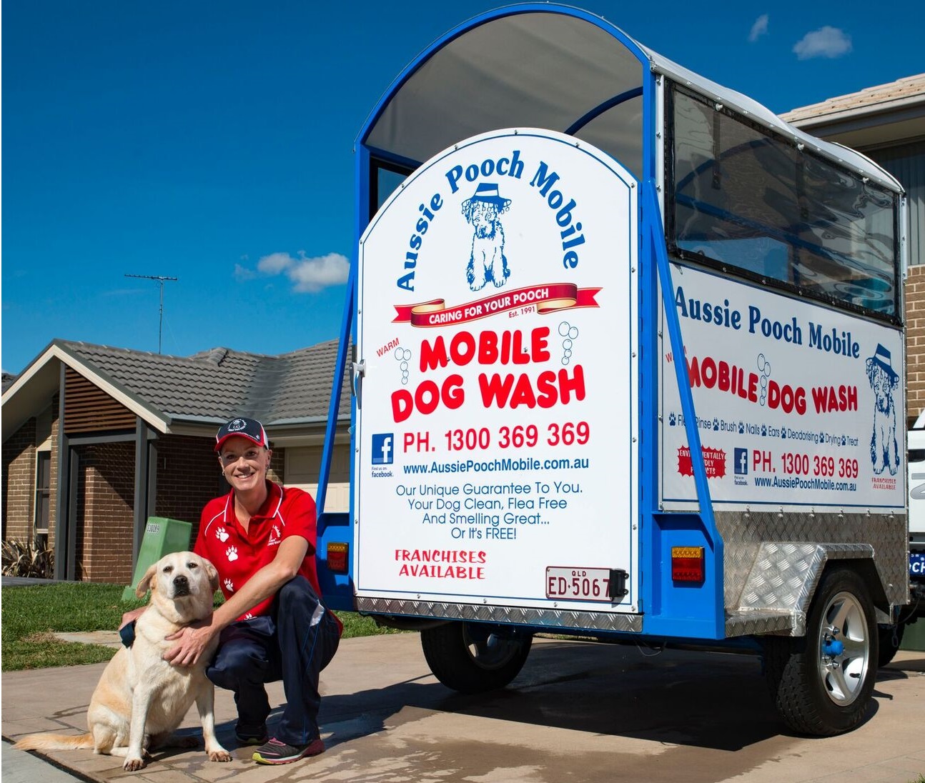 Aussie Pooch Mobile Dog Grooming franchises from 10,500