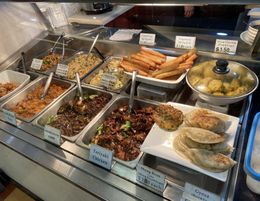 Busy Asian hot food and Grocery store  in busy Eastern Suburbs