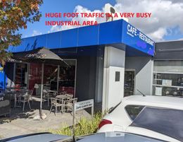 Industrial Cafe ( opportunity )  in a very busy location.