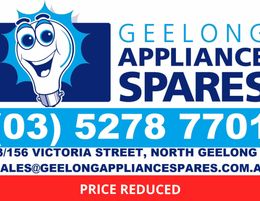 PRICE REDUCED - GEELONG APPLIANCE SPARES FOR SALE: POA