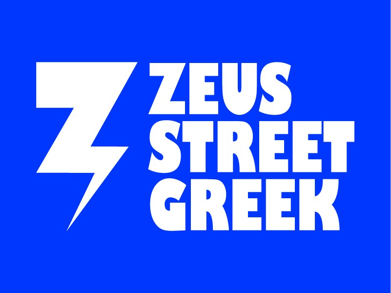 Zeus Street Greek Logo