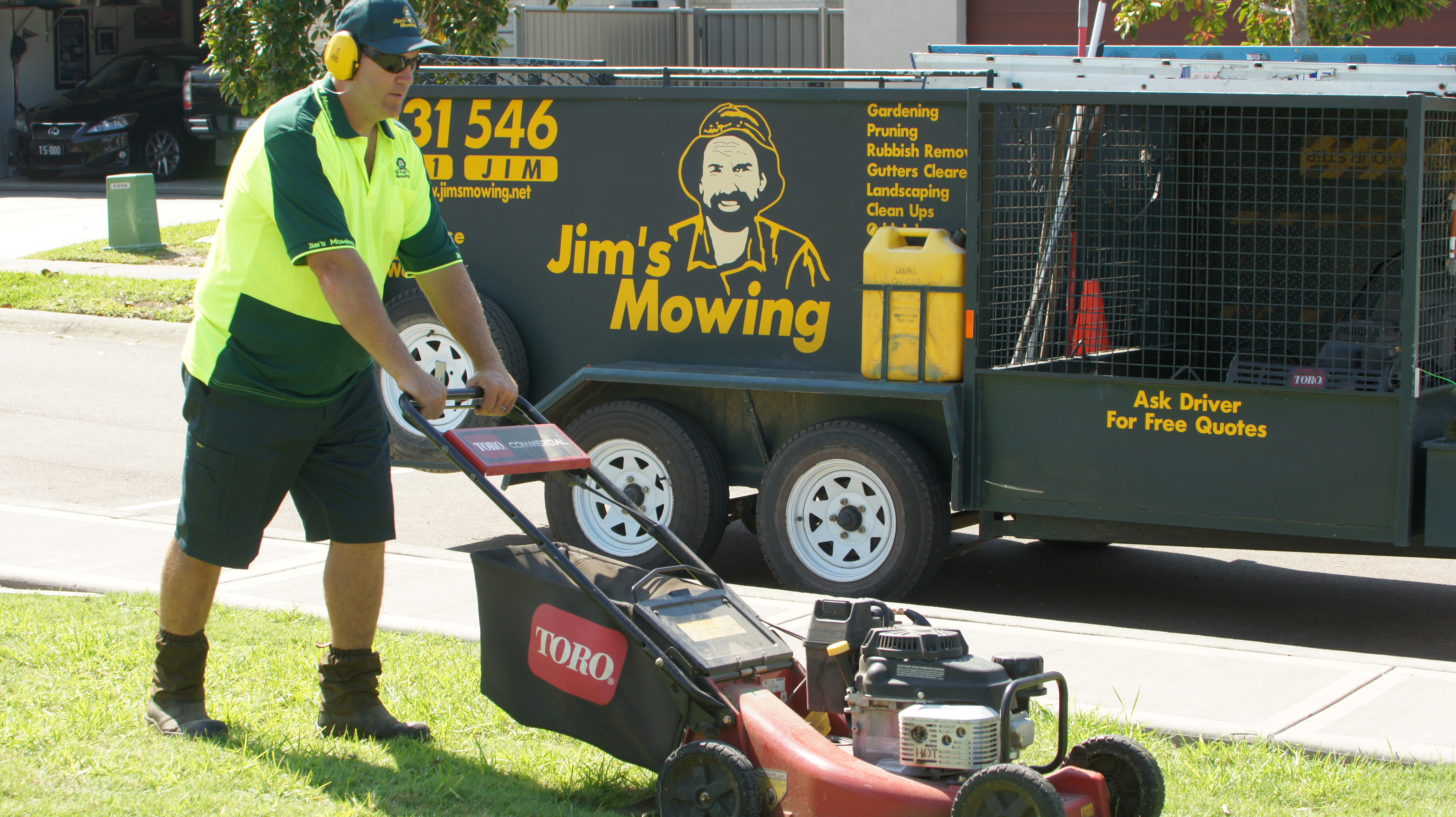 Jim lawn mowing hot sale