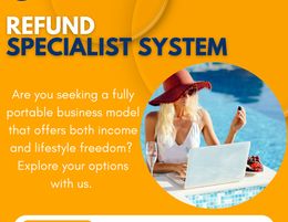 Proven Refund Specialist Biz Model- Fully online & pportable, Invest Under $15K!