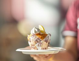 An existing Muffin Break café is available in Bendigo Lansell Square, VIC An existing Muffin Break café is available in Bendigo Lansell Square, VIC