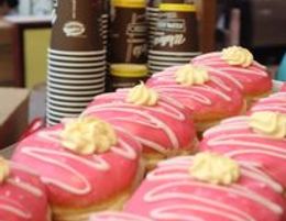 World's Tastiest Doughnuts, Coffee, Hot Dogs, American Sodas, Custard Shakes