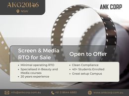 Media RTO for Sale | NSW | Open to Offer | AKG20146