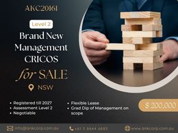 Management CRICOS for Sale | NSW | $200,000 | AKC20161