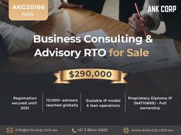 Business Consulting & Advisory RTO for sale | $290,000 | NSW | AKG20166