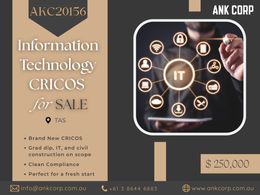 Information Technology CRICOS for Sale | TAS | $250,000 | AKC20156