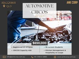 Automotive CRICOS for Sale | QLD | $650,000 | AKG20168