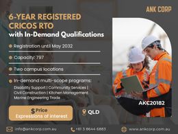 6-Year Registered CRICOS RTO with In-Demand Qualifications | QLD 