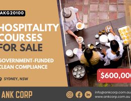 Government Funded Hospitality Opportunity  – 300+ Students - AKG20100