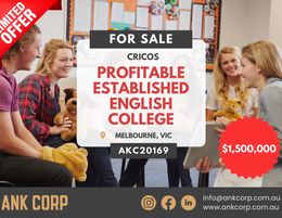 Operational, Profitable English College Long Registration in Melbourne AKC20169