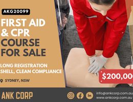 Long Registration, Clean Compliance, SHELL RTO Health Course For Sale AKG20099