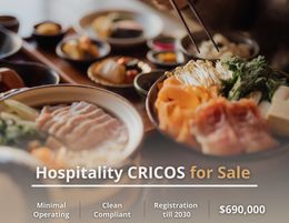 Hospitality CRICOS for Sale | $690,000 | VIC | AKC20149