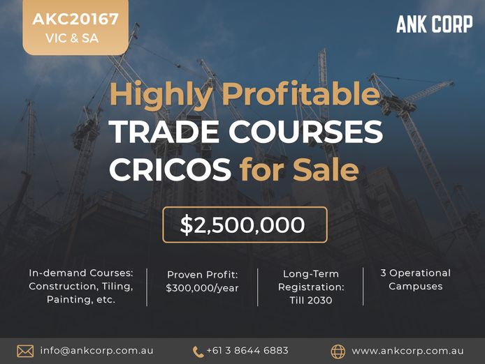 highly-profitable-trade-courses-cricos-for-sale-2-500-000-vic-sa-0