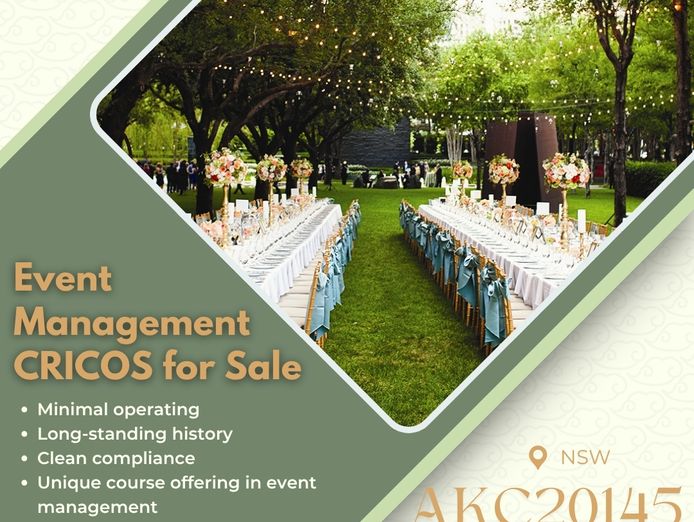 event-management-cricos-for-sale-270-000-akc20145-0
