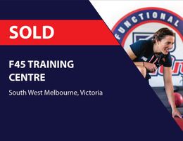 SOLD! F45 TRAINING CENTRE (SOUTH WESTERN MELBOURNE) BFB0871
