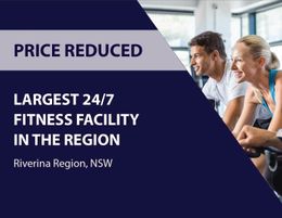 LARGEST 24/7 FITNESS FACILITY IN THE REGION (RIVERINA REGION NSW) BFB2751