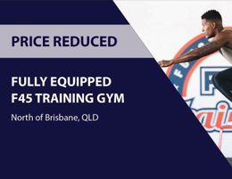FULLY EQUIPPED F45 TRAINING GYM FOR SALE (NORTH OF BRISBANE) BFB2183