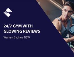 24/7 GYM WITH GLOWING REVIEWS (WESTERN SYDNEY) BFB2760