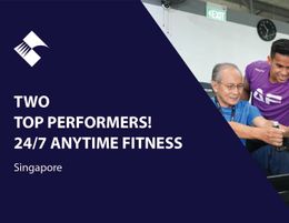 TWO TOP PERFORMERS! 24/7 ANYTIME FITNESS (SINGAPORE) BFB2923