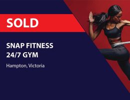 SOLD! SNAP FITNESS 24/7 (BAYSIDE MELBOURNE) BFB0757