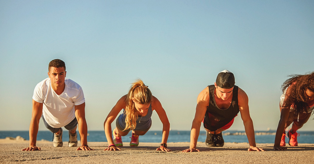 Friends exercise