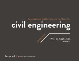 Specialised Public Sector Civil Engineering Contractor