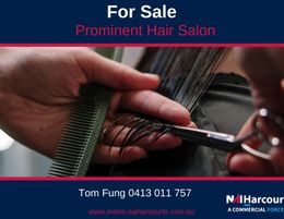 Prominent Hair Salon For Sale