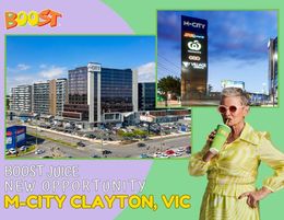 Boost Juice M-City Shopping Centre, VIC - Taking expressions of interest!