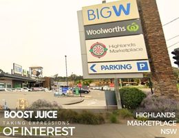  Boost Juice Highlands Marketplace, NSW - Taking expressions of interest!