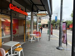 An Established Gelatissimo Ice Cream Cafe is available in Fremantle