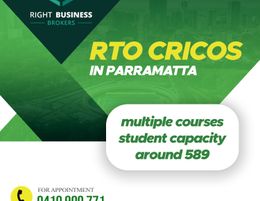 RTO CRICOS in Parramatta - Quick sale 