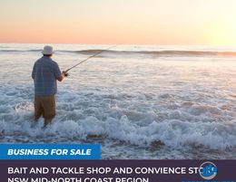 Bait and tackle shop and convenience store for sale