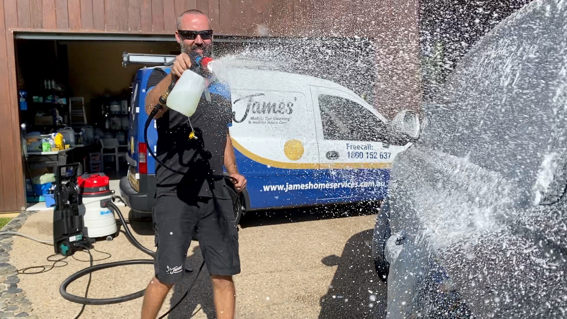 Mobile Car Cleaning Business James Home Services Australia in
