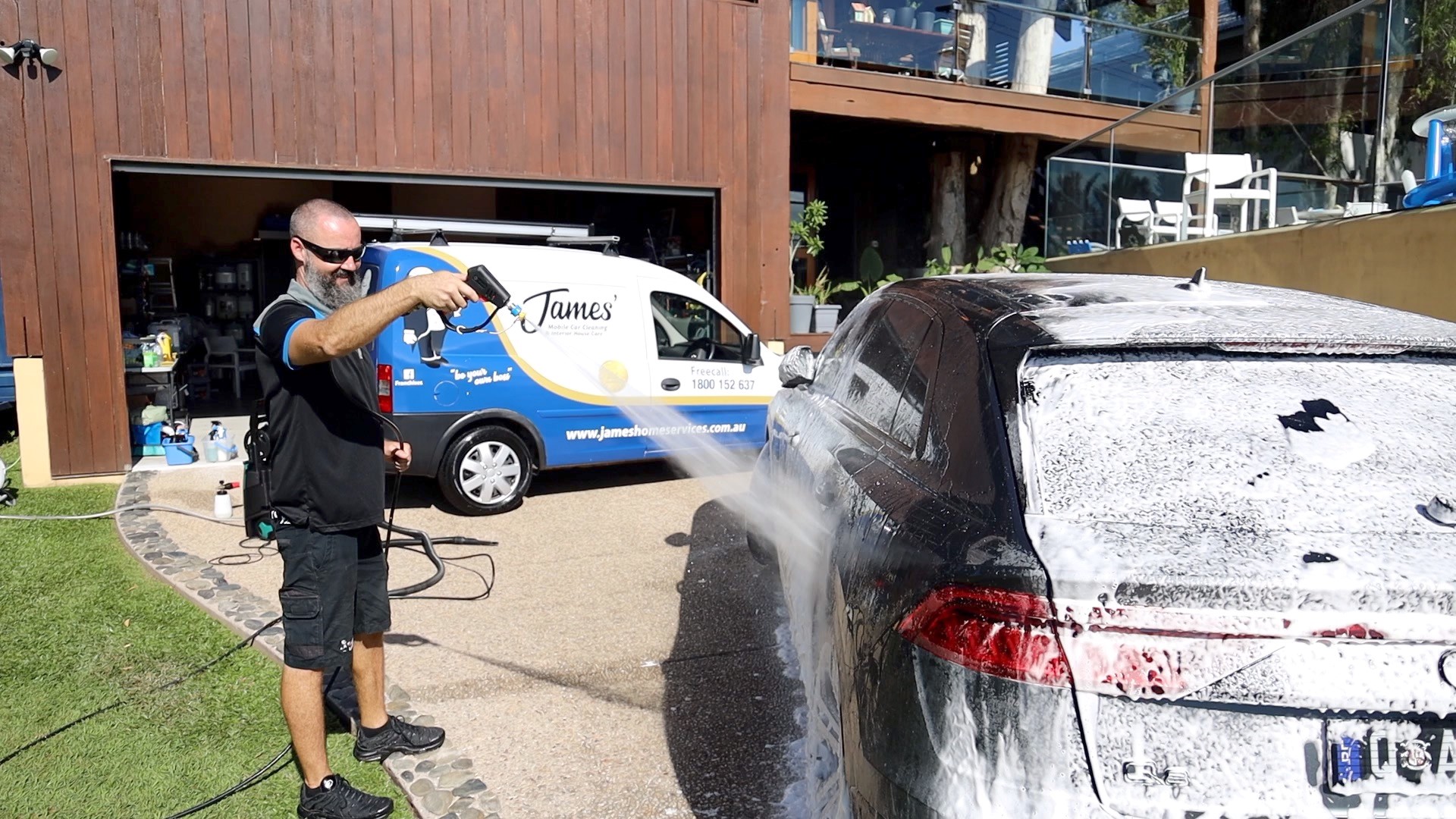 Mobile Car Cleaning Business James Home Services Australia in