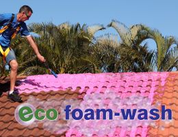Eco Foam-Wash - the safe alternative to High Pressure Cleaning.