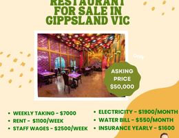 Indian Restaurant for Sale in Gippsland VIC