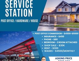  Service Station, Post Office & Hardware Store for sale in Bungaree 