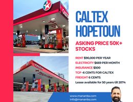 SERVICE STATION FOR SALE IN HOPETOUN