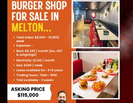 Burger Shop for Sale in Melton