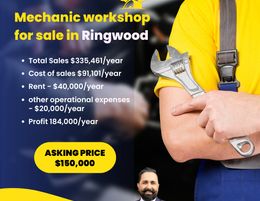Mechanic workshop for sale in Ringwood