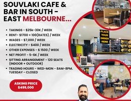 SOUVLAKI CAFE & BAR IN SOUTH -EAST MELBOURNE