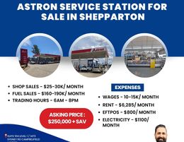 SERVICE STATION FOR SALE IN SHEPPARTON!