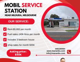 MOBIL SERVICE STATION FOR SALE IN OUYEN