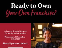 Schnitz Franchising Information Session Schnitz Franchising Information Session