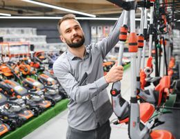 Garden Equipment, Lawn Mower and Chain Saws, Well Established, Very Profitable