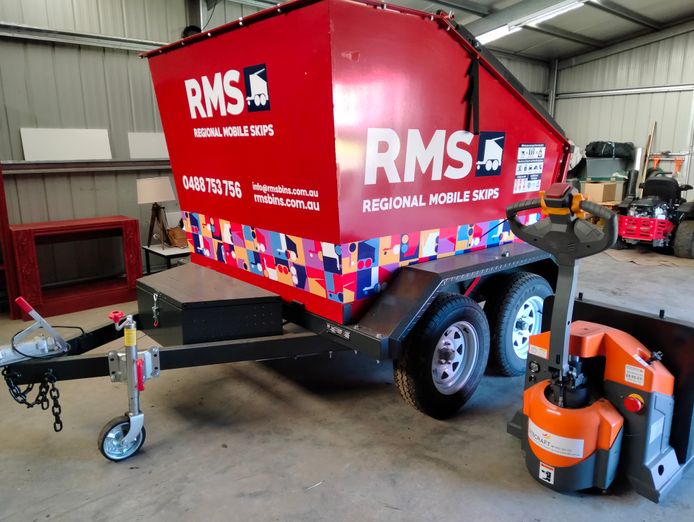 Mobile Skip Bins x 4 For Sale plus Tow Tug in Regional Victoria VIC SEEK Business